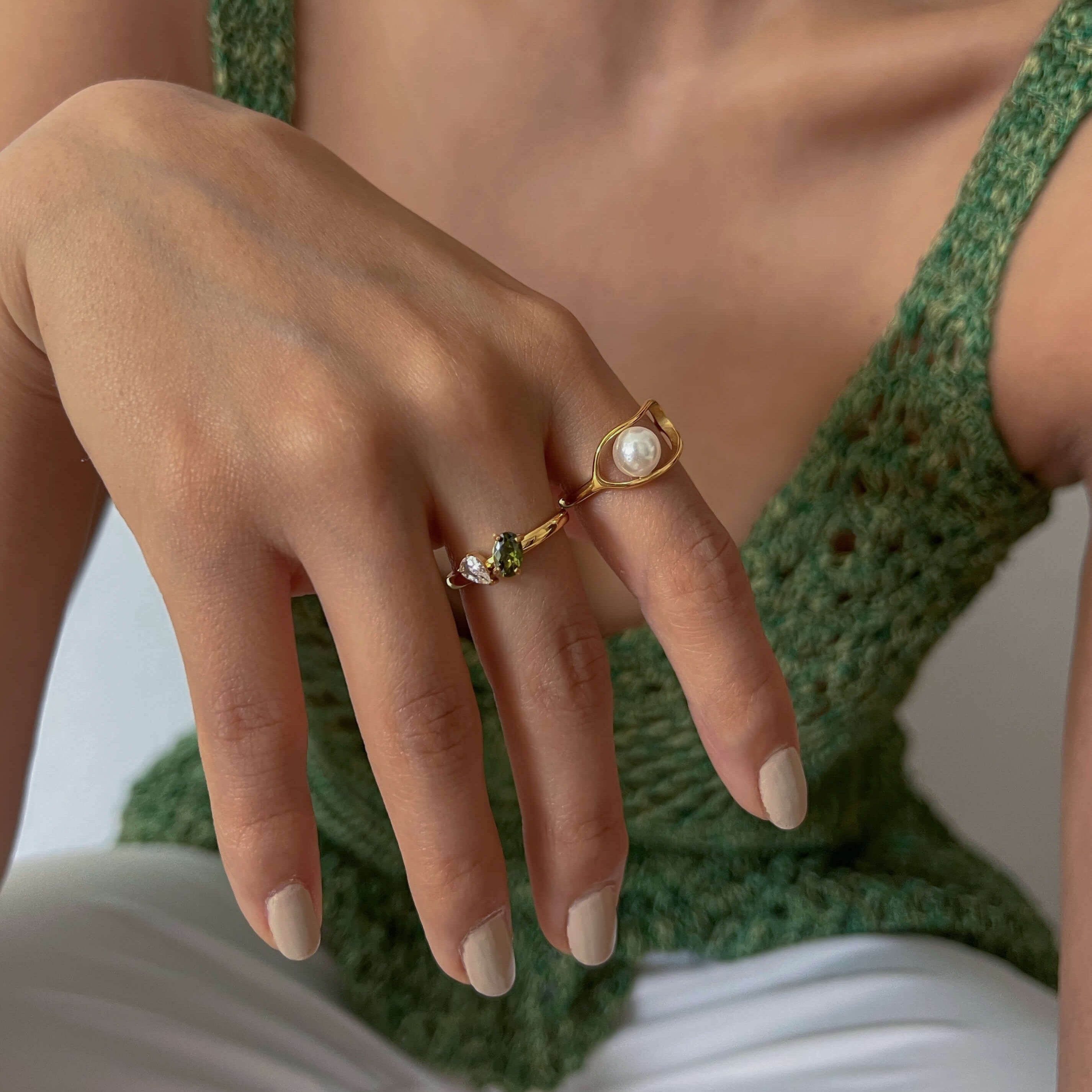 meideya jewelry aurora pearl ring 