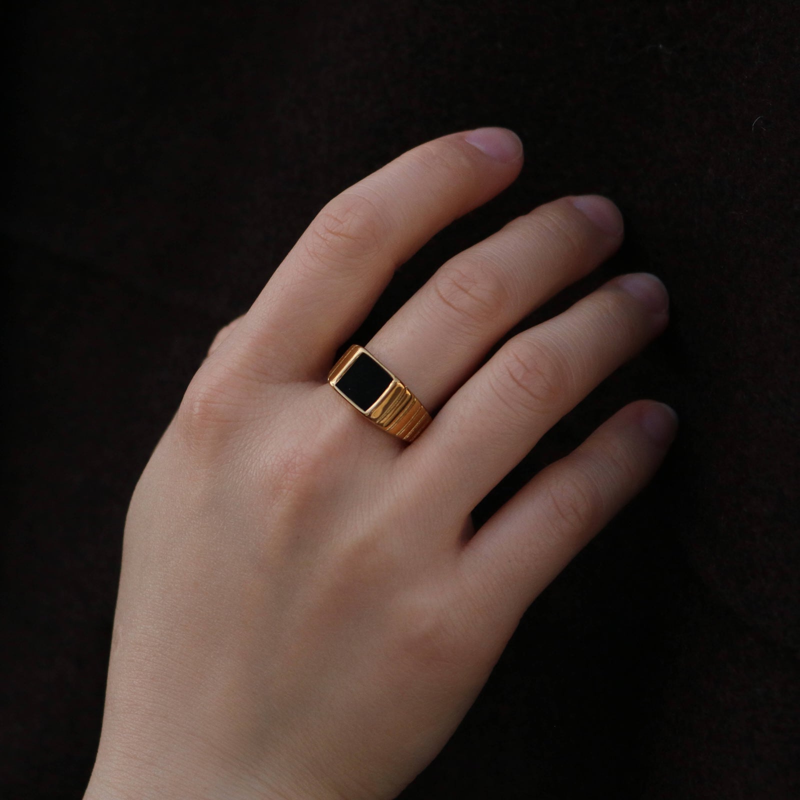Meideya Jewelry Black Vale Ring