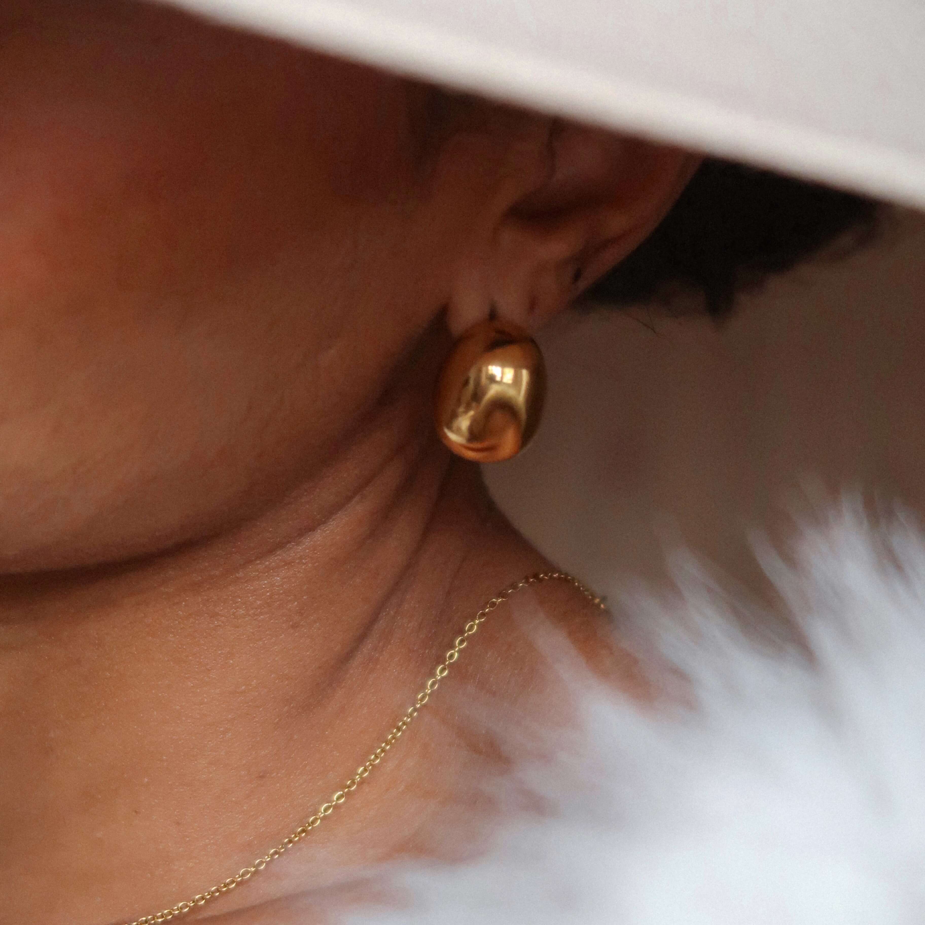 Pebble Stud Earrings