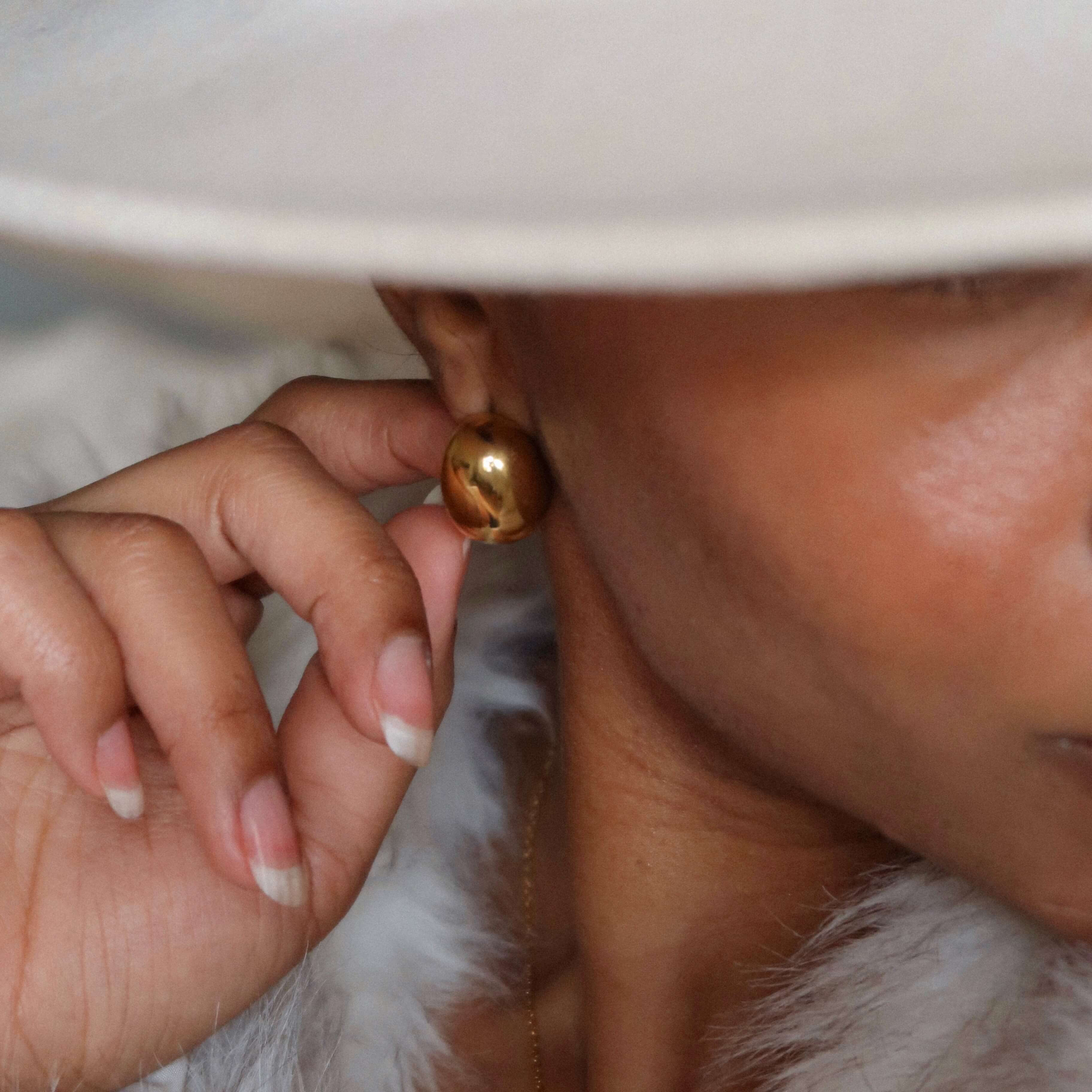 Pebble Stud Earrings