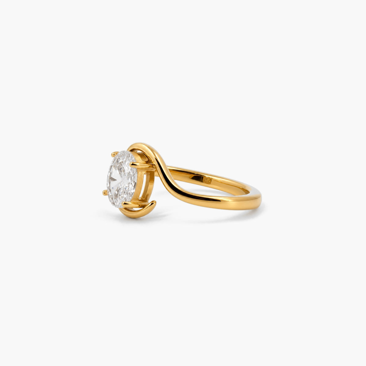 Bypass Solitaire Ring