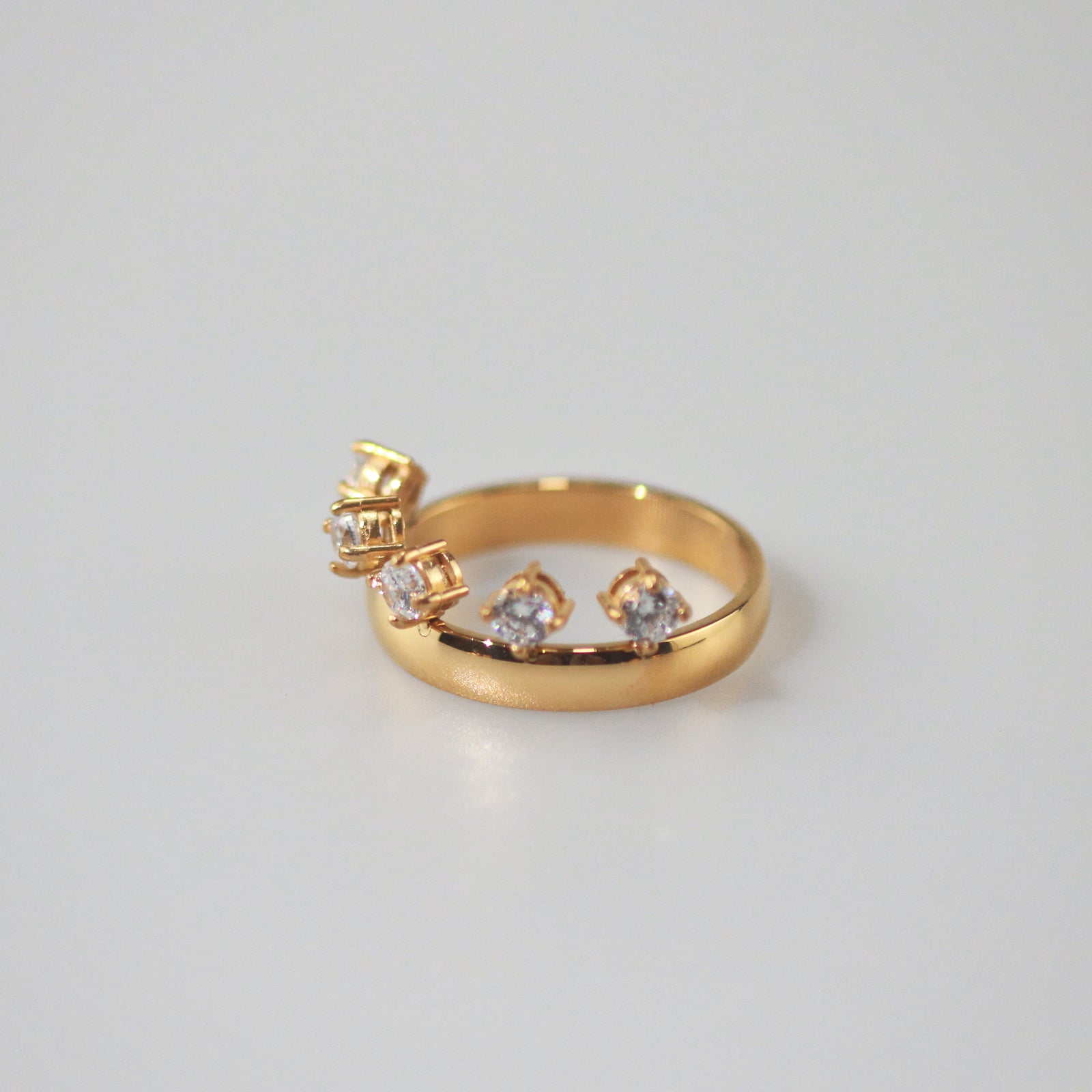 Meideya jewelry crown ring gold