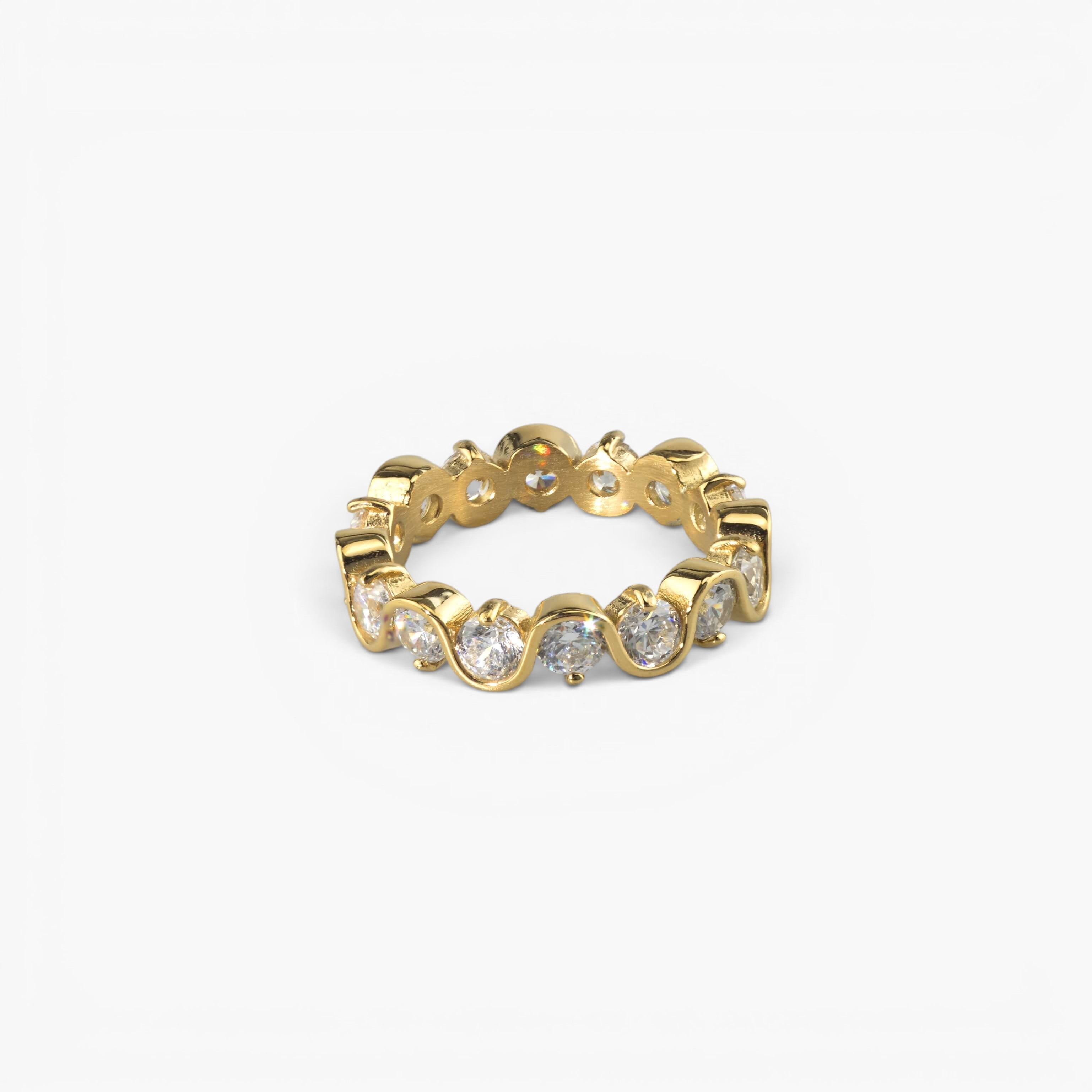 Ripple CZ Eternity Band