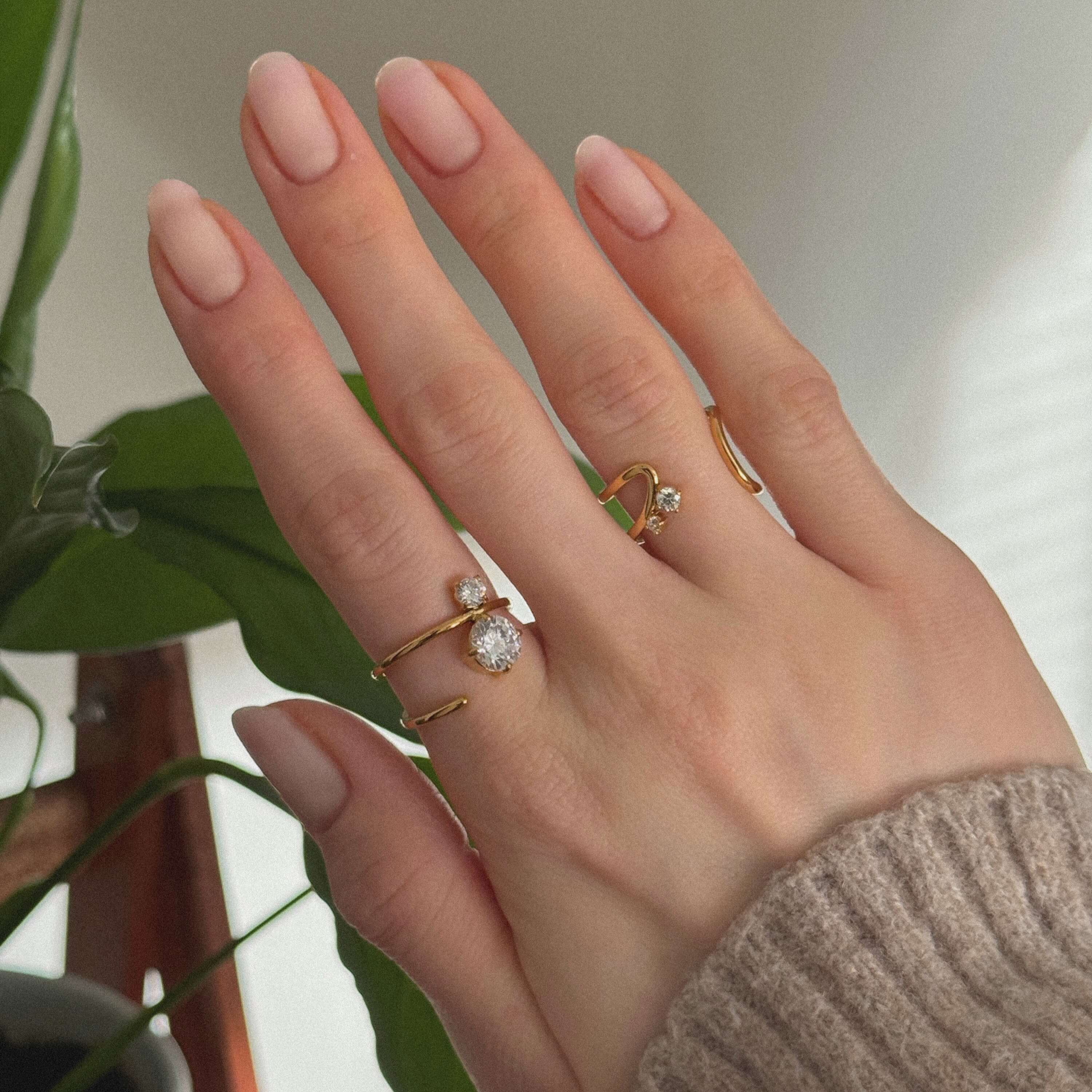 Duo Spark Wrap Ring