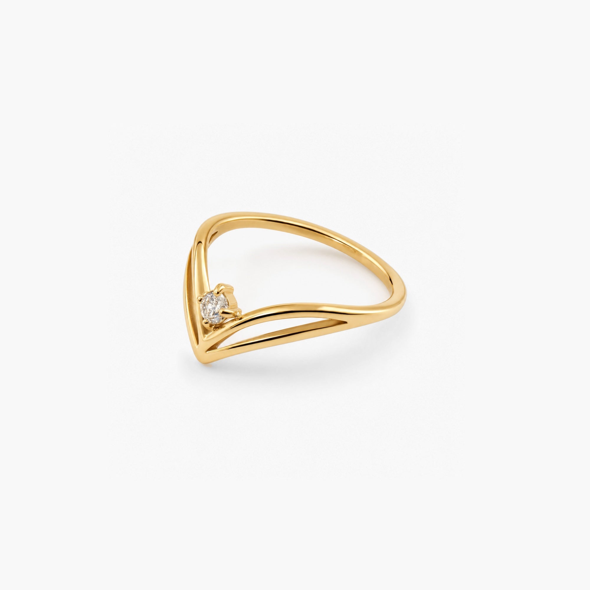Double Wishbone Ring