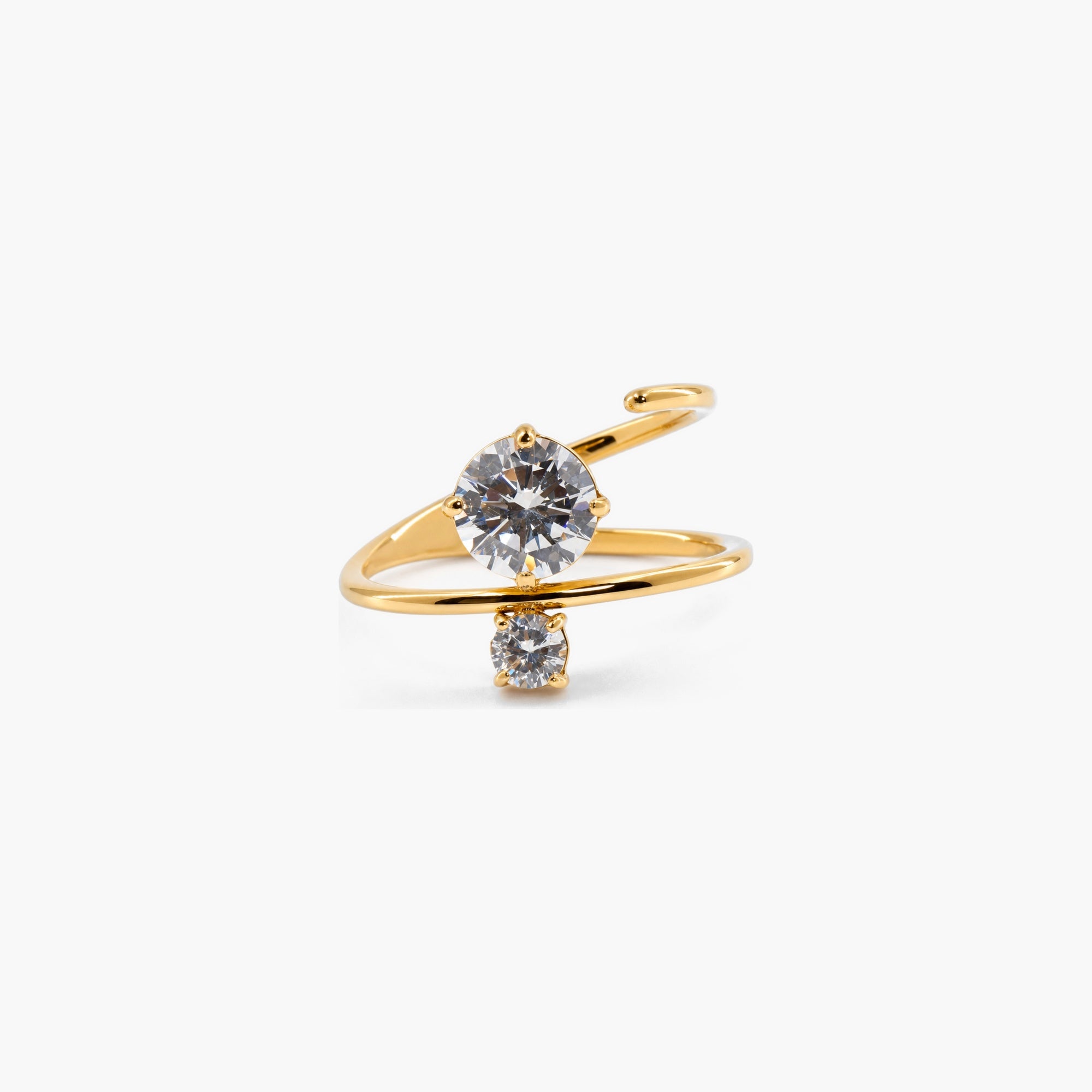 Duo Spark Wrap Ring