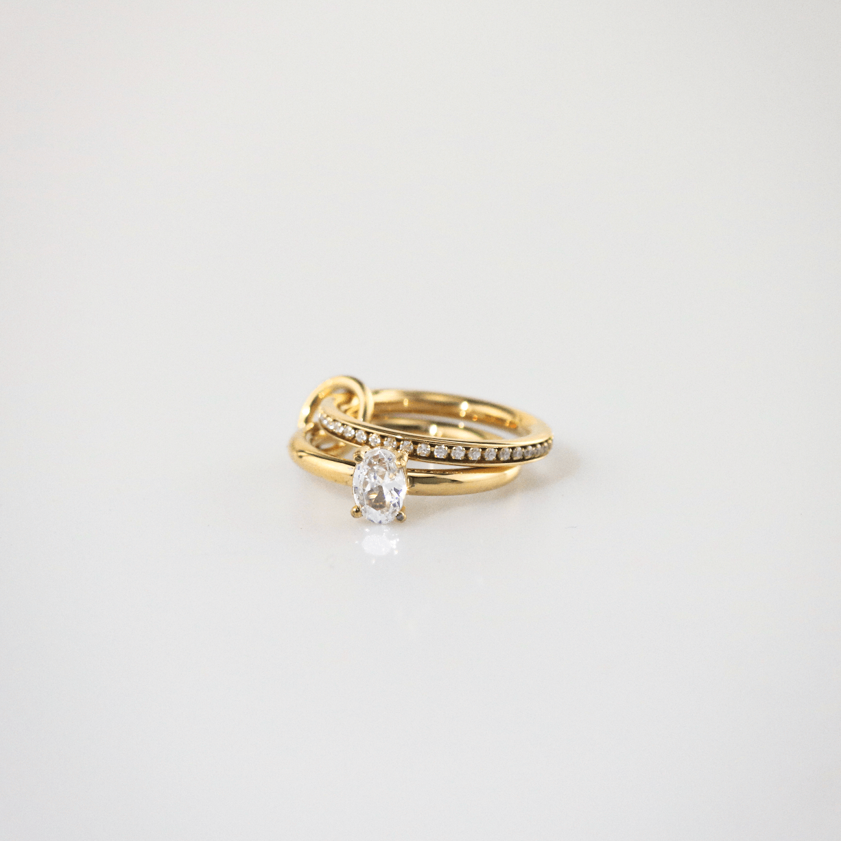 duo pave ring
