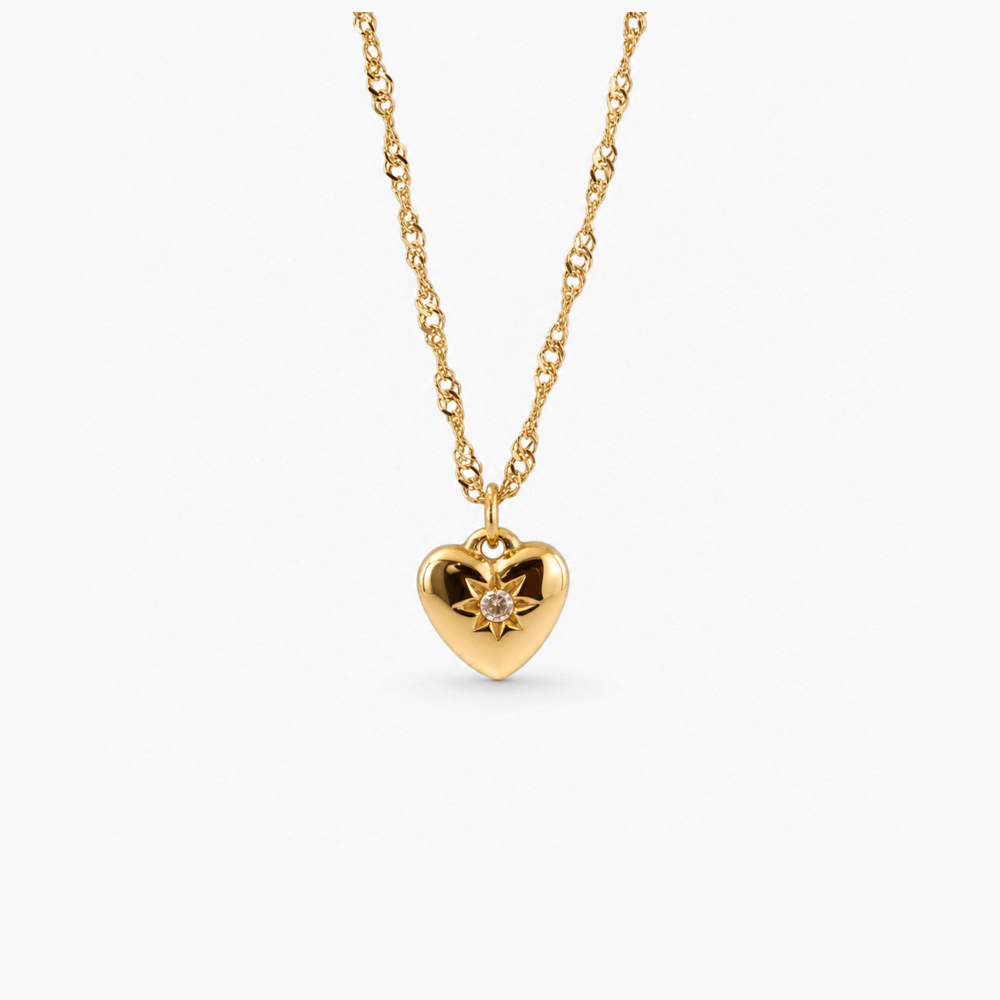 Encrust Heart Necklace