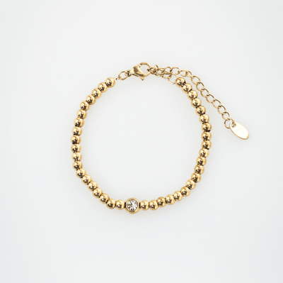 Solitaire Beaded Bracelet