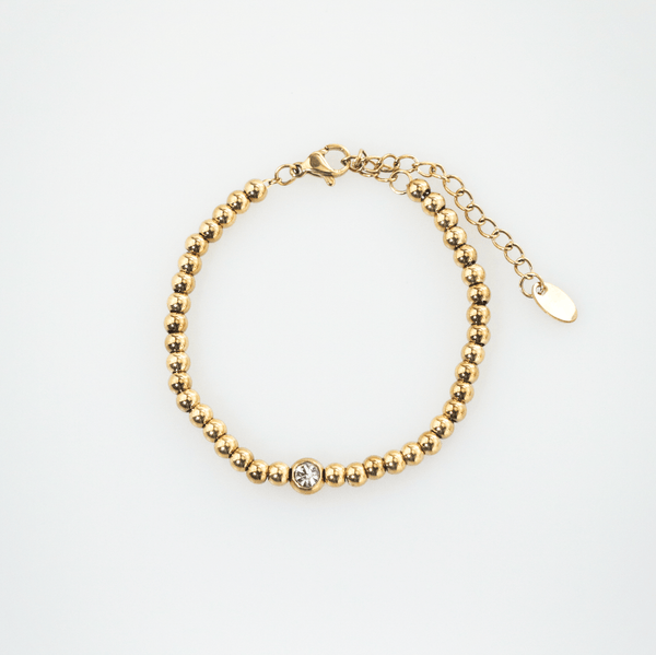 Solitaire Beaded Bracelet