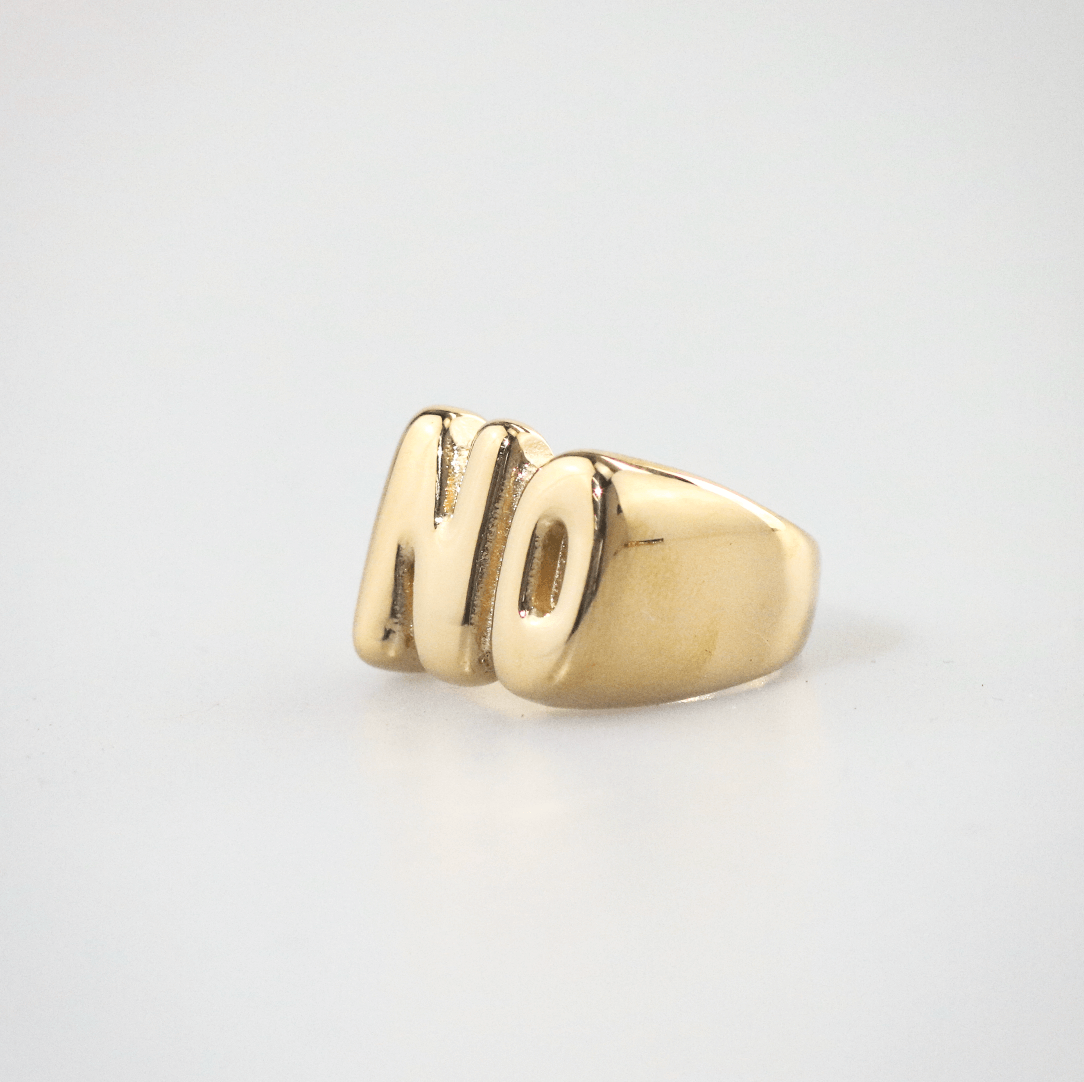 gold ring chunky