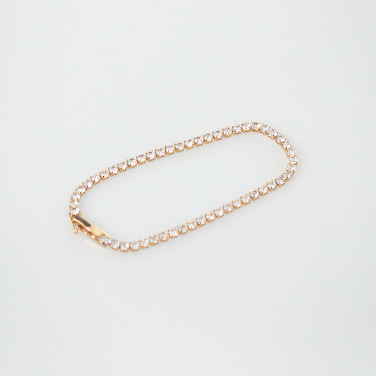 gold tennis bracelet womens