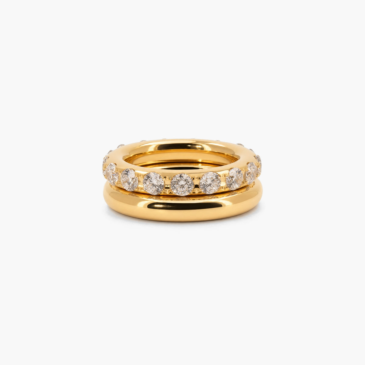 Hallie Eternity Stacking Ring Set