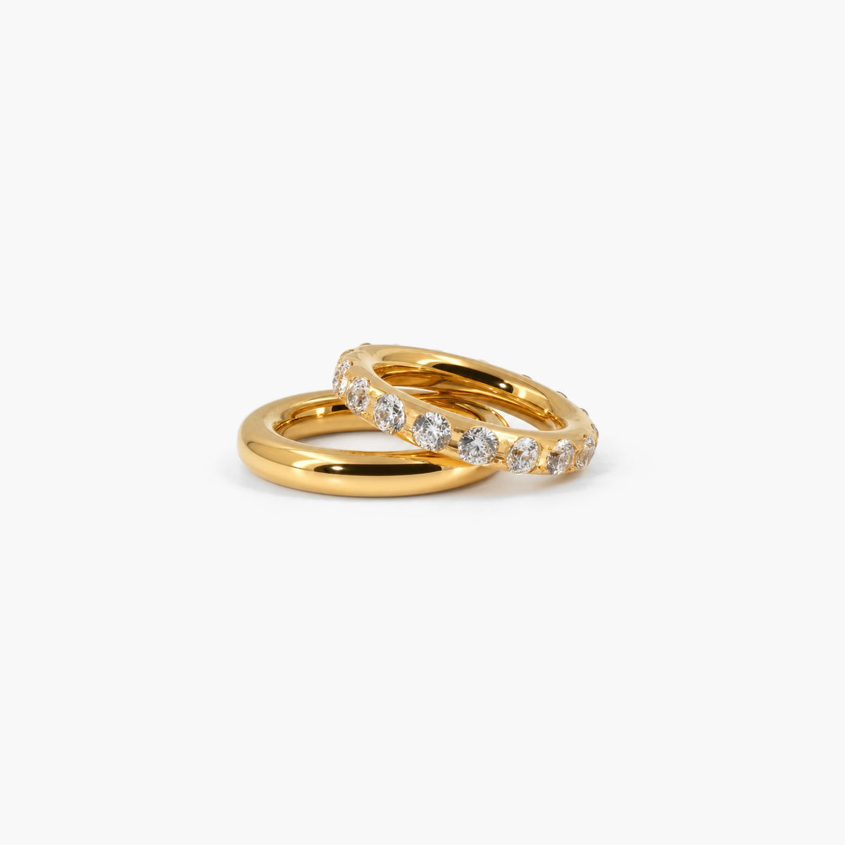 Hallie Eternity Stacking Ring Set