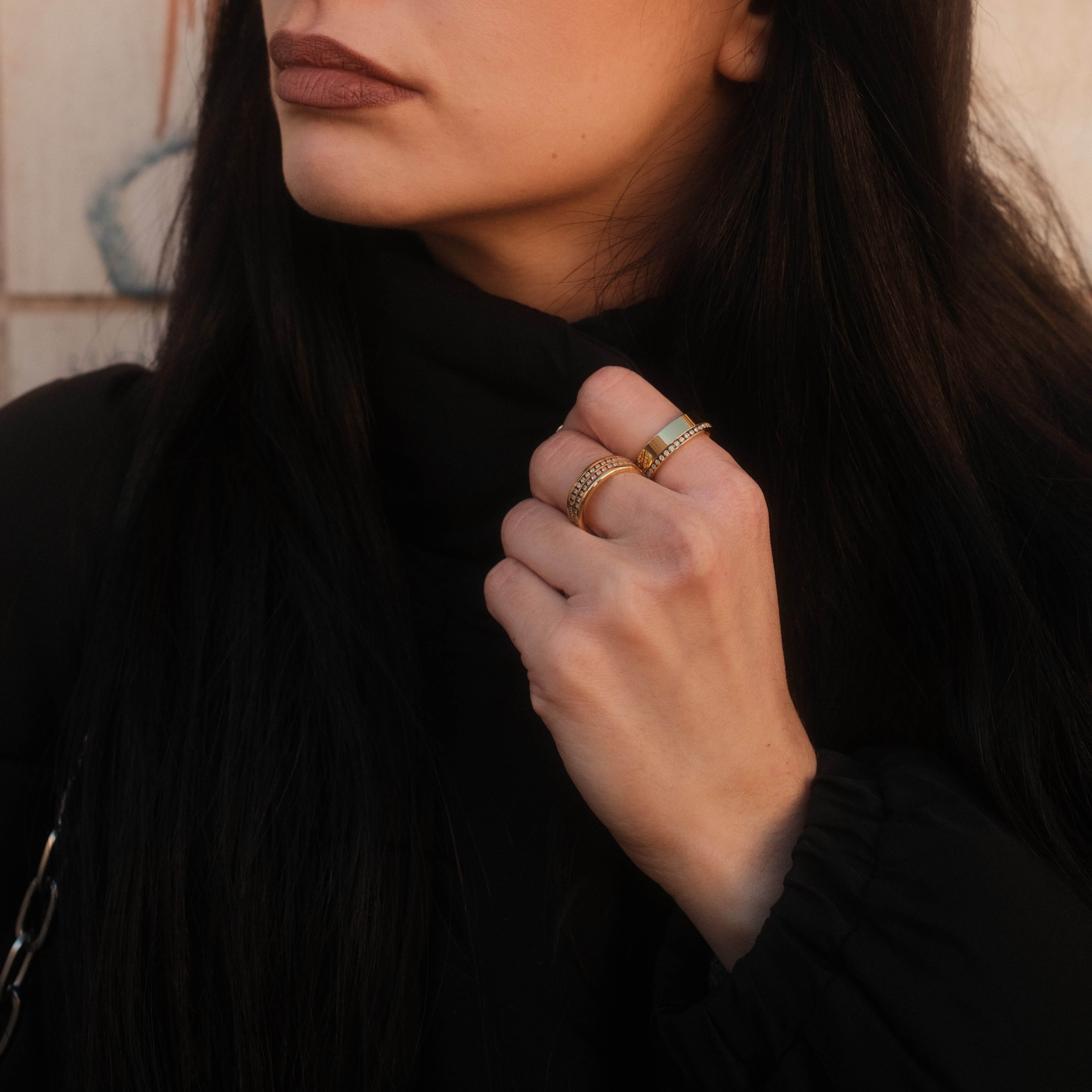 Eternity Lace Pave Band Ring