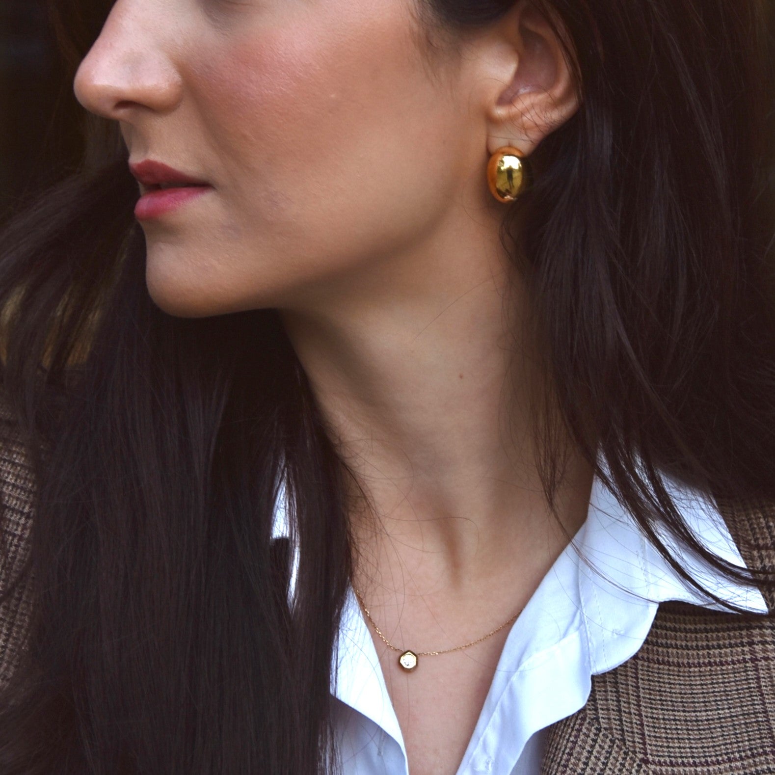 Pebble Stud Earrings