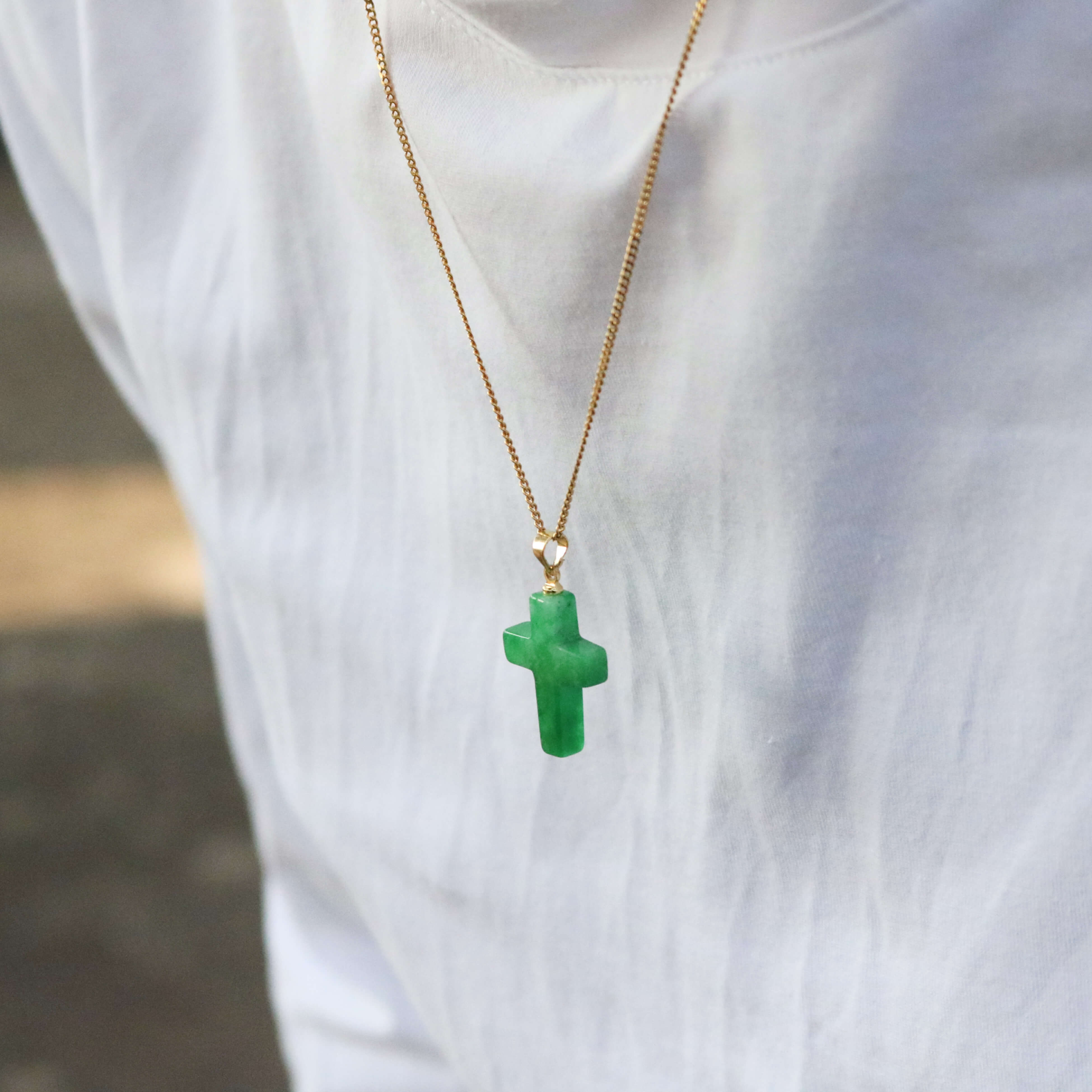 meideya jewelry jade cross pendant necklace