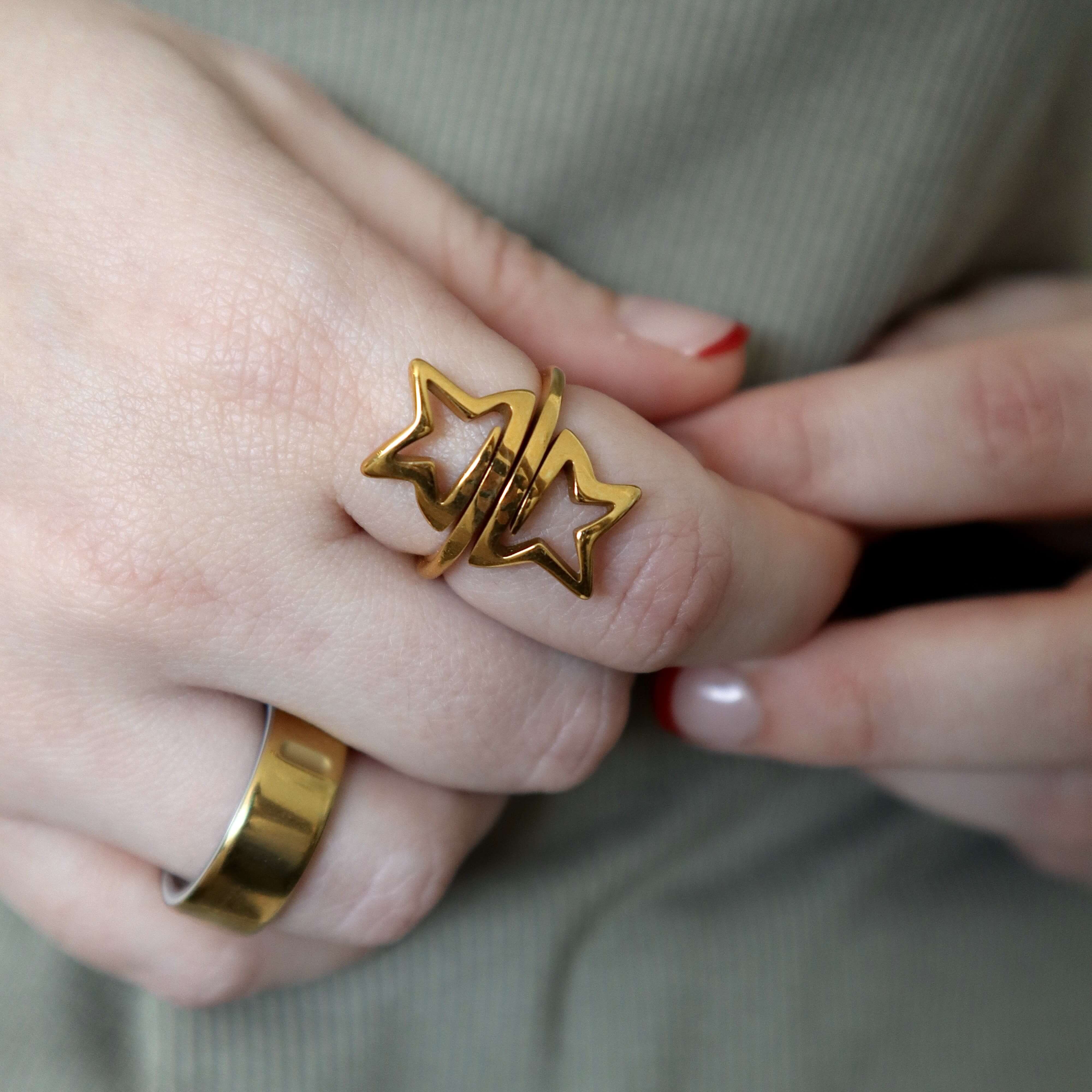 Celestial Star Wrap Ring