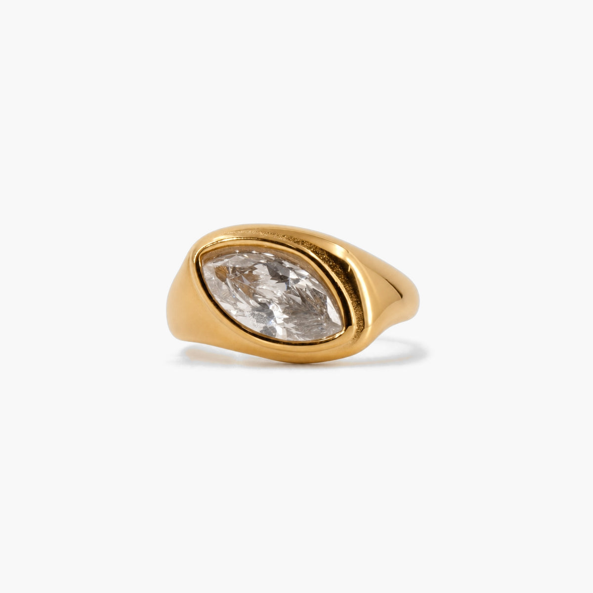 Marquise Signet Ring