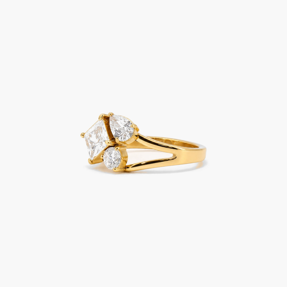 Mixed Cut Cluster Ring