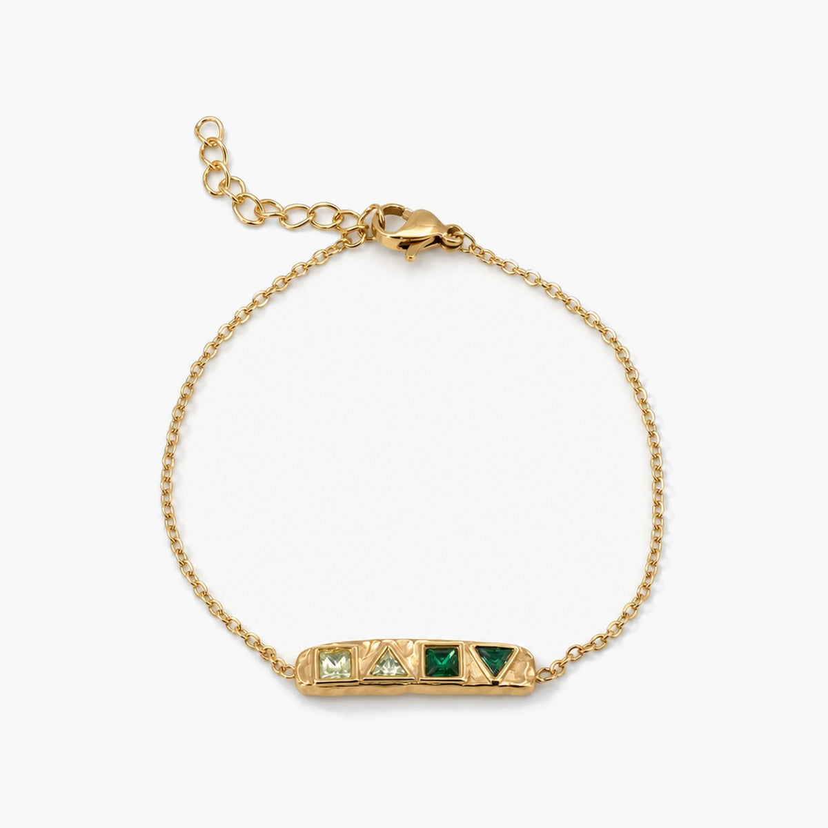 Mosaic Emerald Bracelet