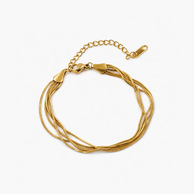 Multi Layered Snake Chain Bracelet