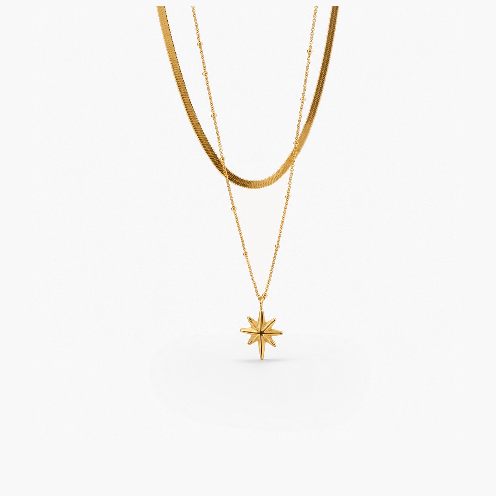 North Star Layered Necklace