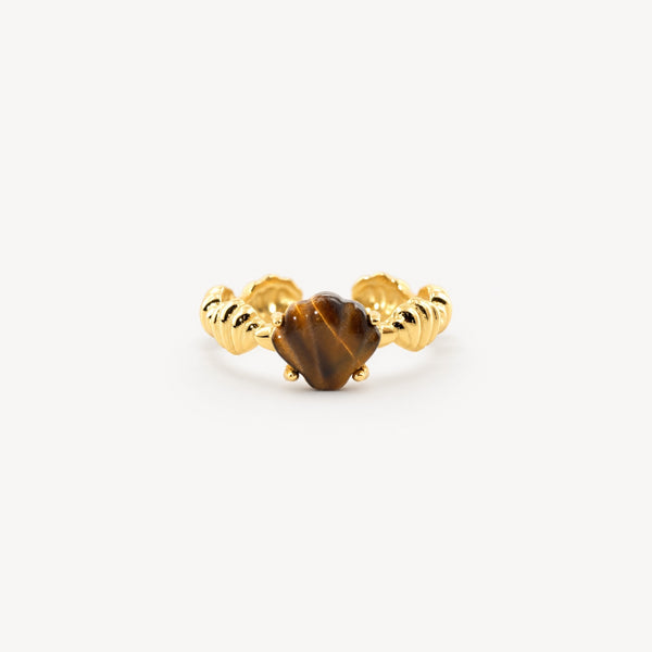 Ocean Spirit Ring - Tiger's Eye