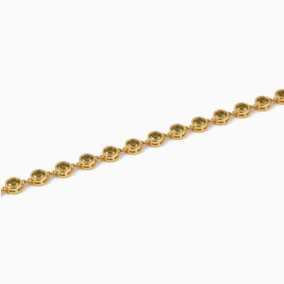 Olive Tennis Bracelet