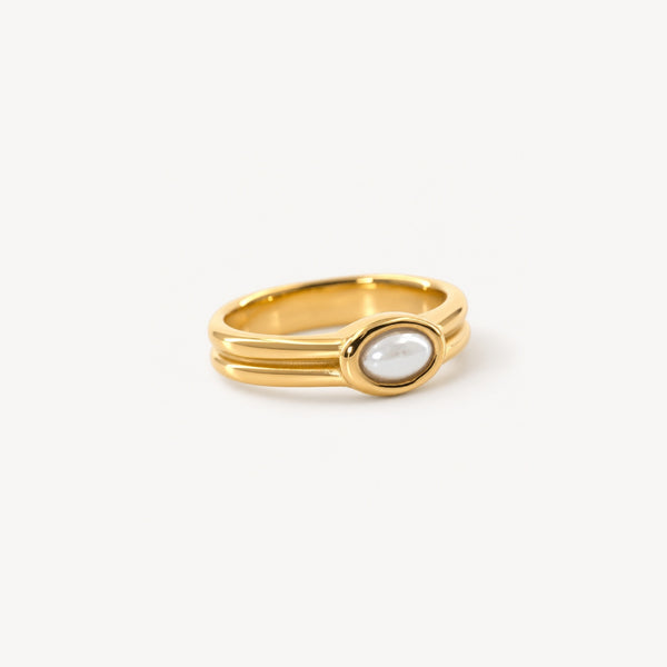 Pearl Stacker Ring