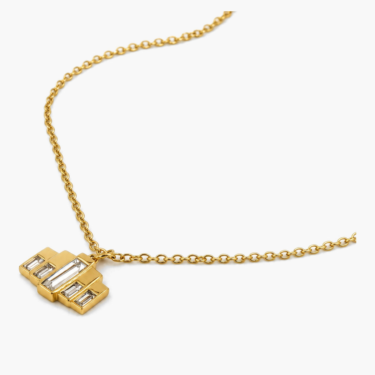 Piano Pendant Necklace
