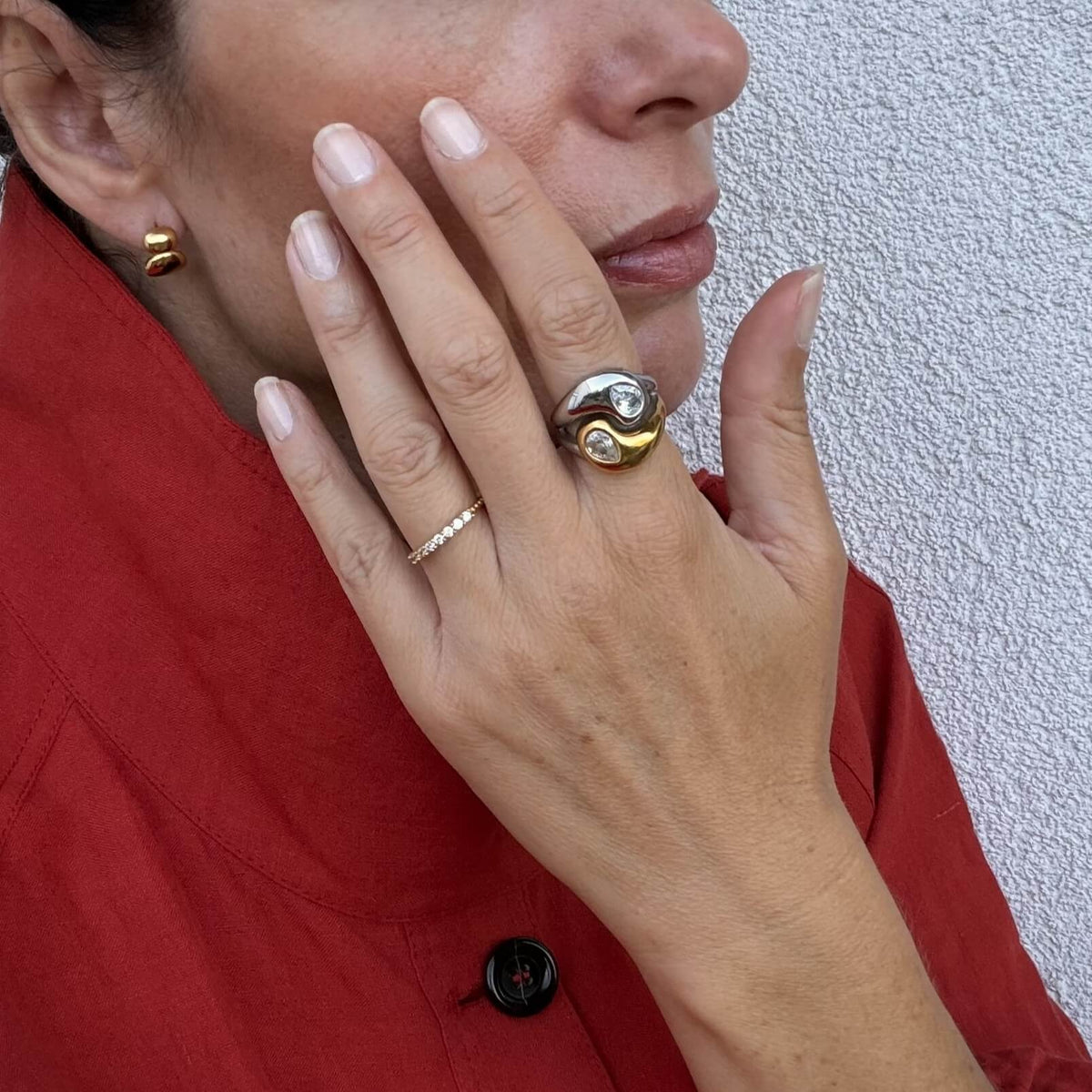 Crystal Team Ring