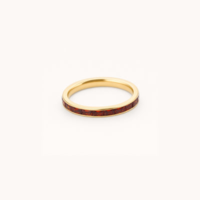Ruby Slim Band Ring