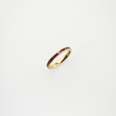 Ruby Slim Band Ring