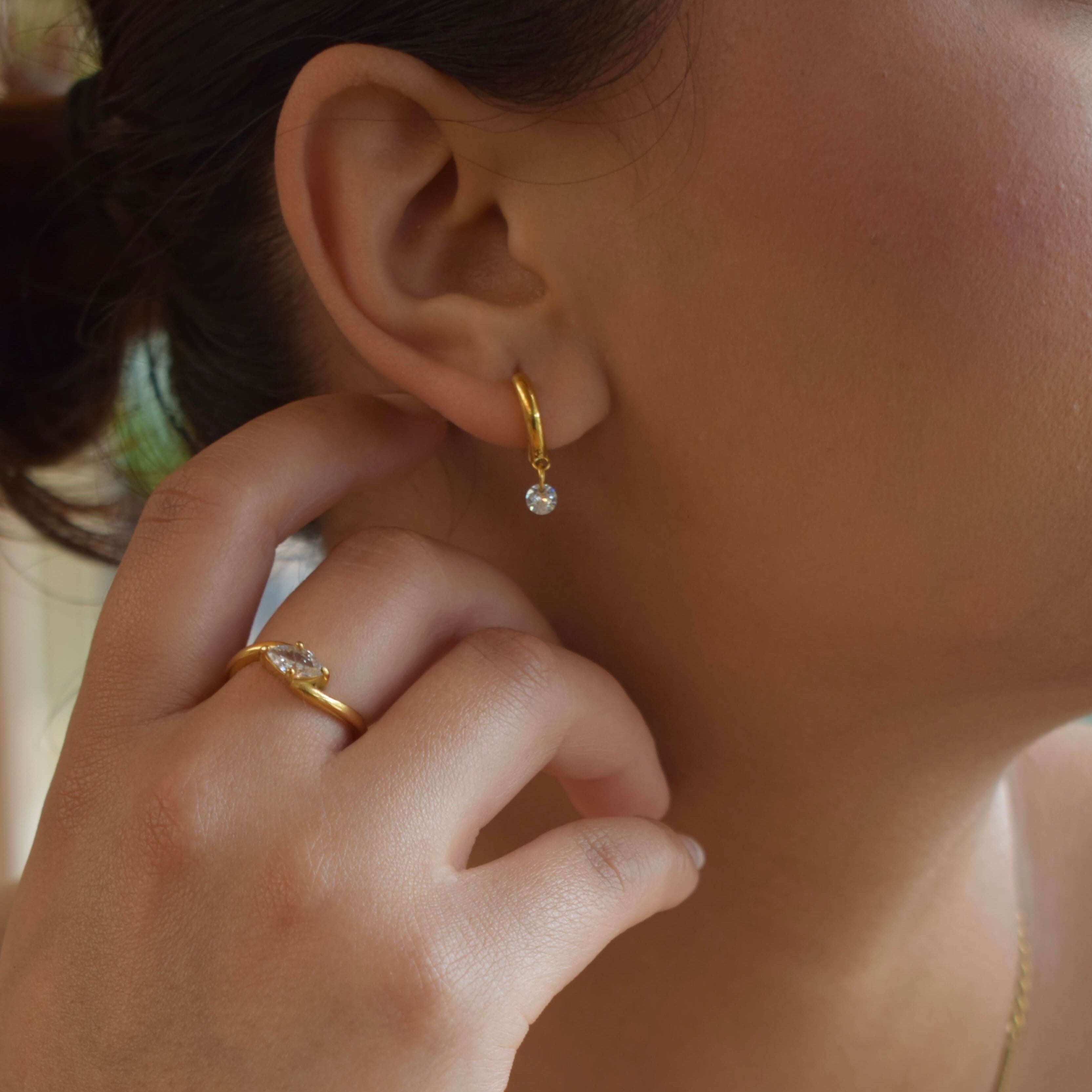 Bypass Marquise Ring