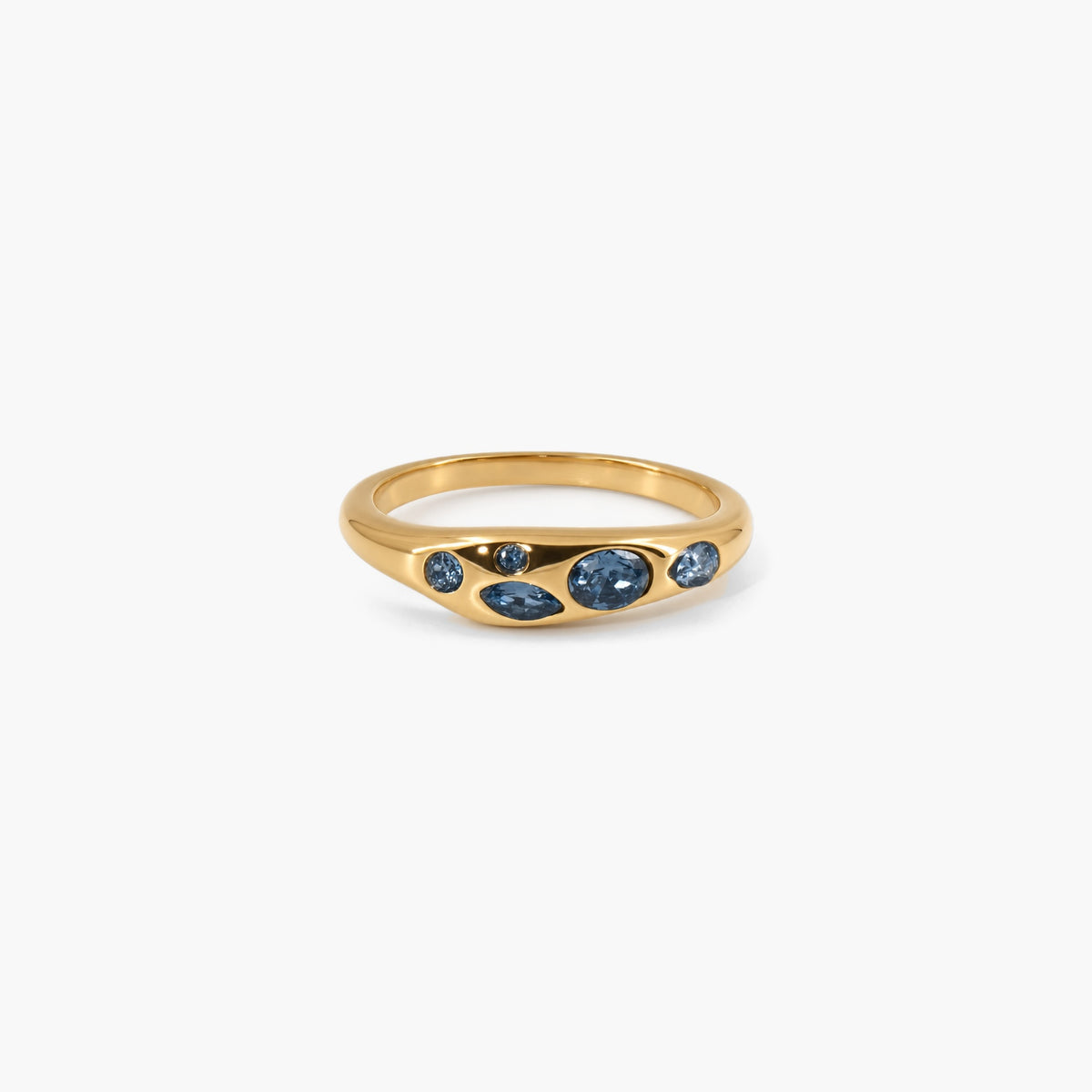 Sapphire Dome Ring