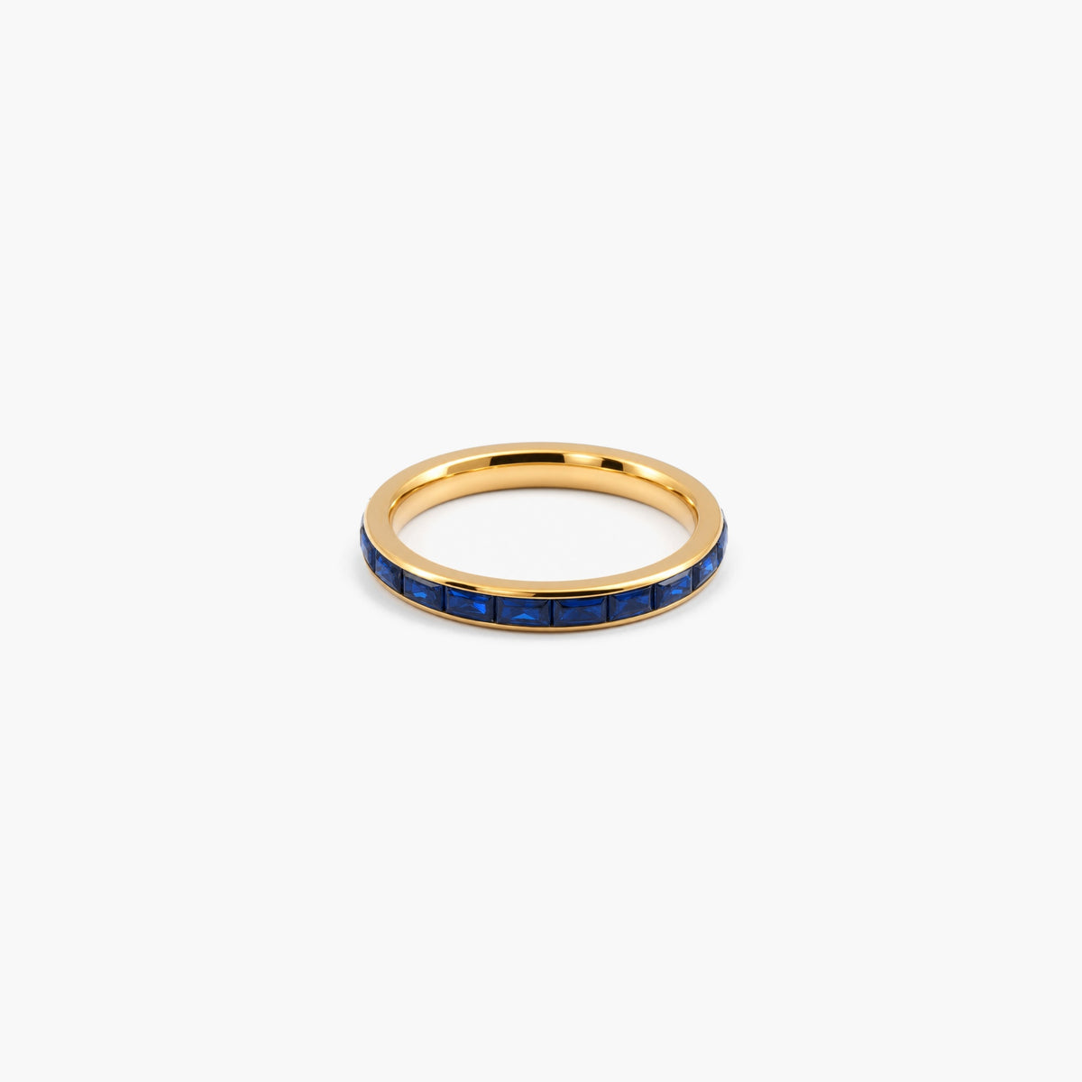 Sapphire Slim Band Ring