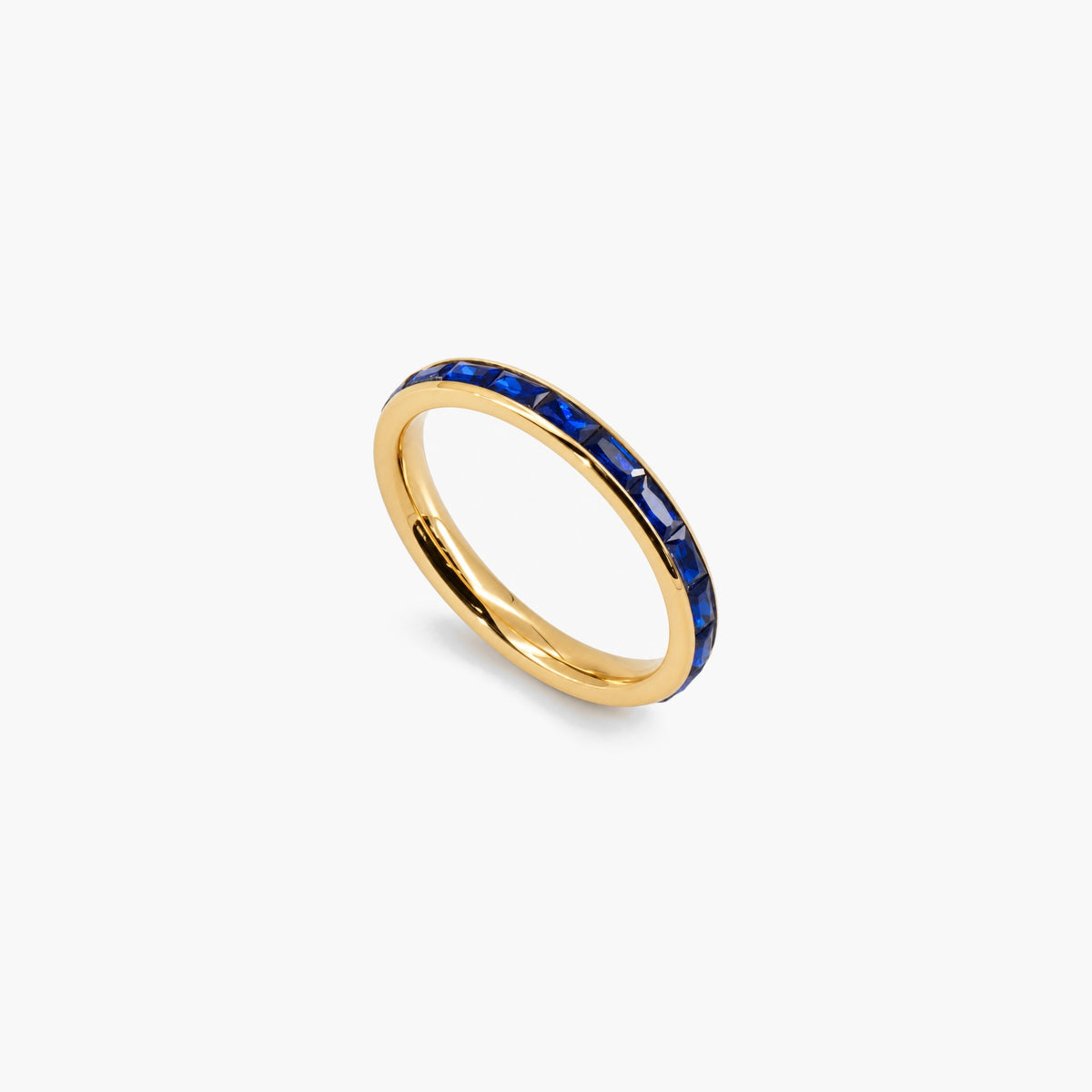 Sapphire Slim Band Ring