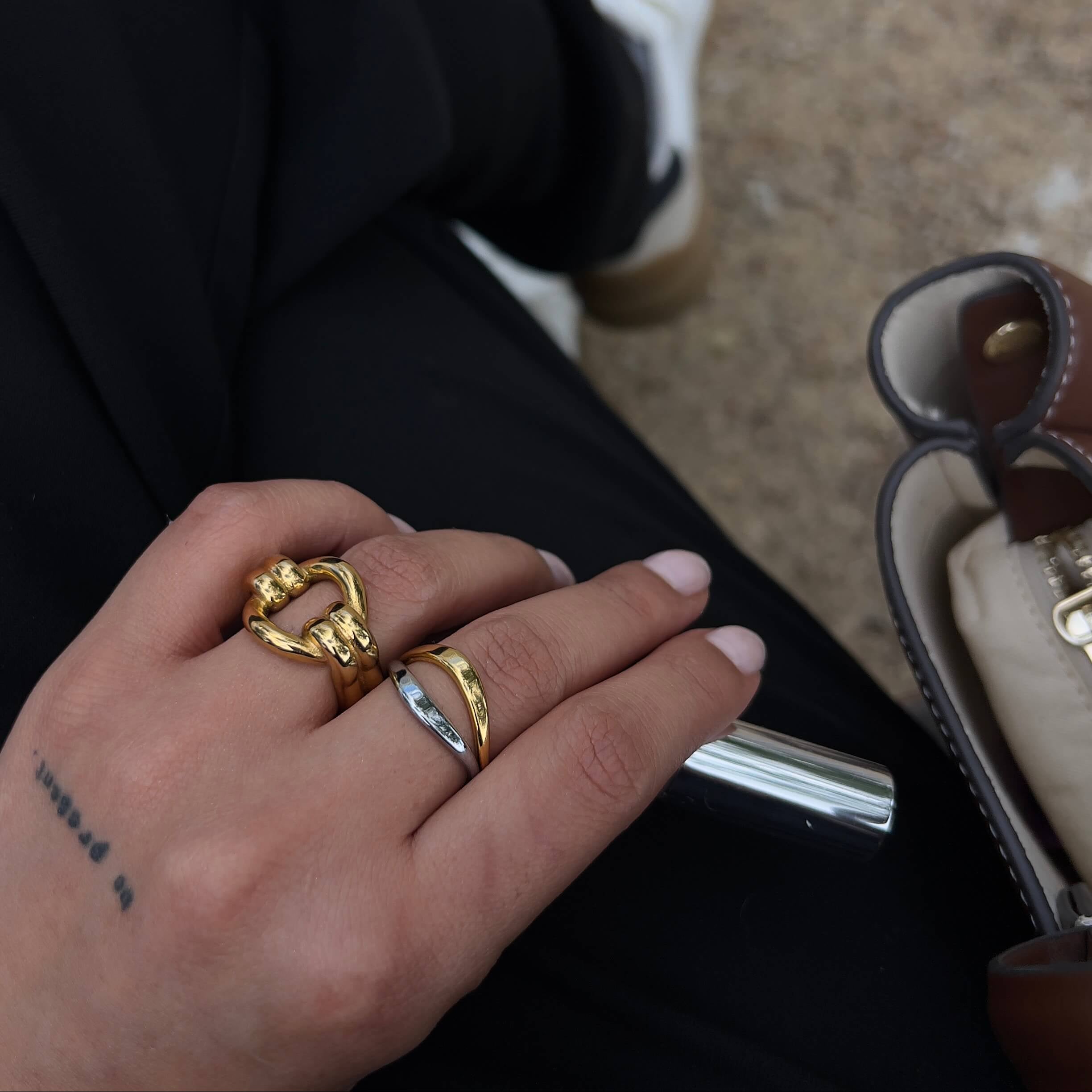 Mixed Harmony Band Ring