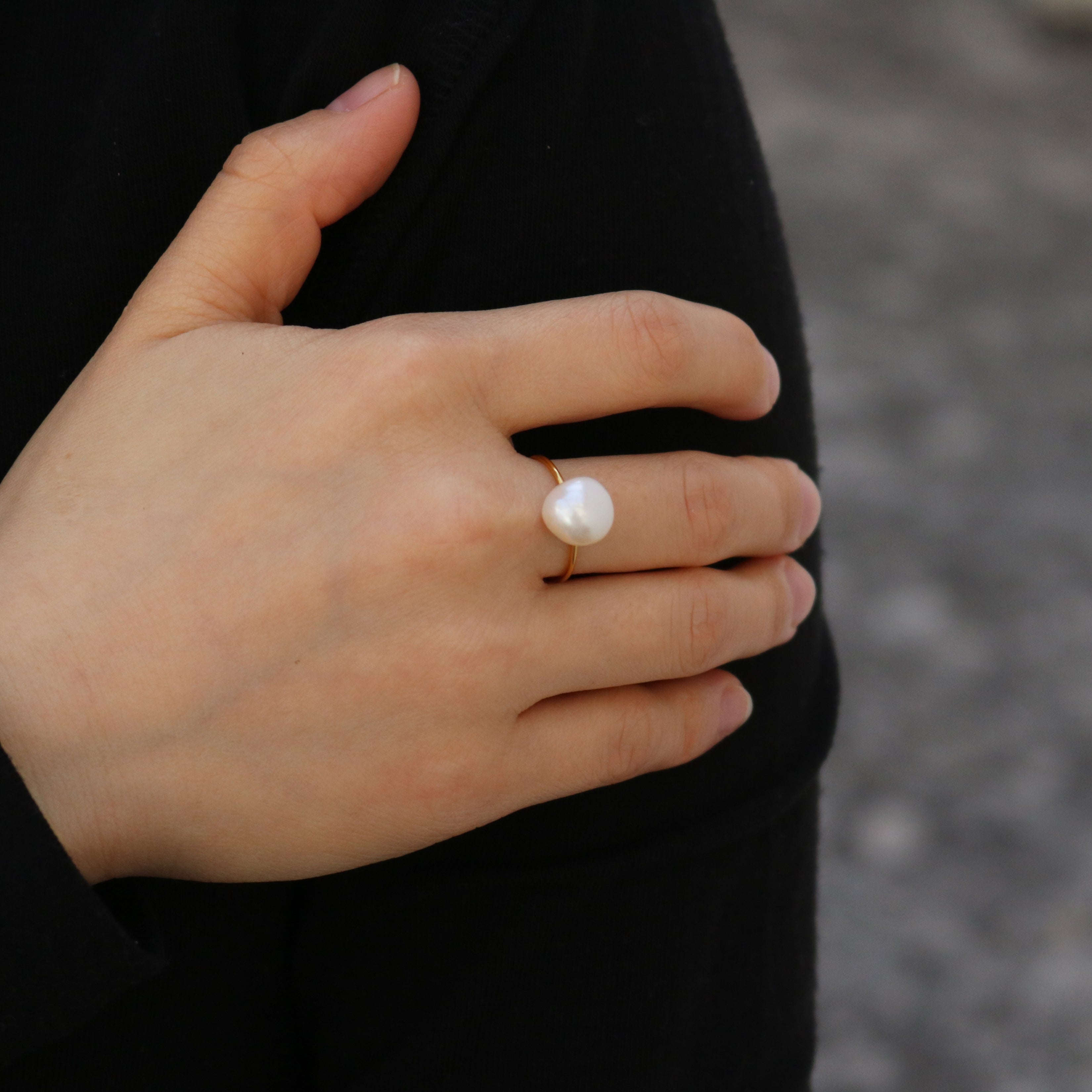 Meideya Jewelry Freshwater pearl ring