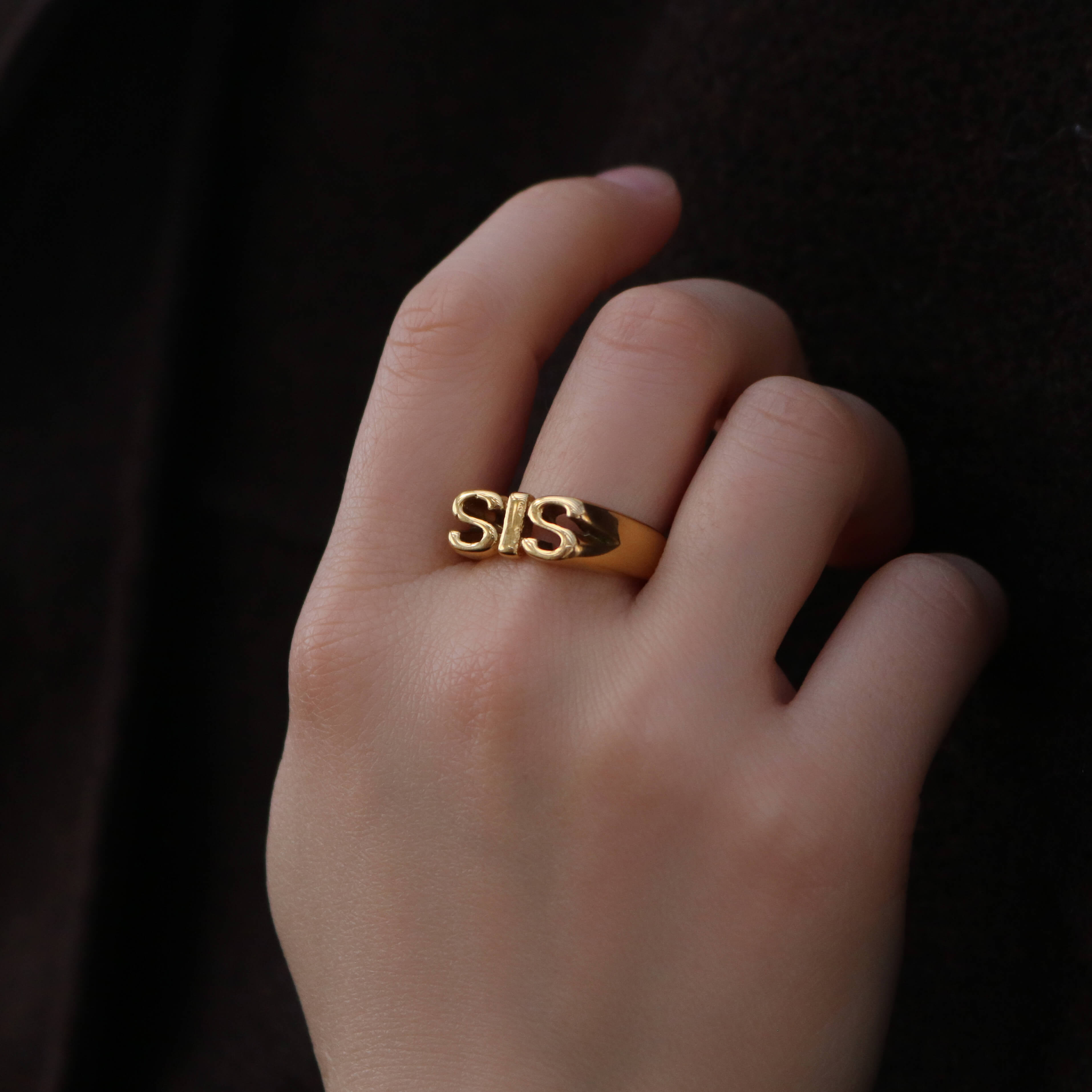 Meideya Jewelry Sister Signet Ring