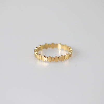 Flat Dots Band Ring