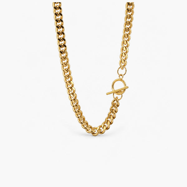 T-Bar Curb Chain Necklace