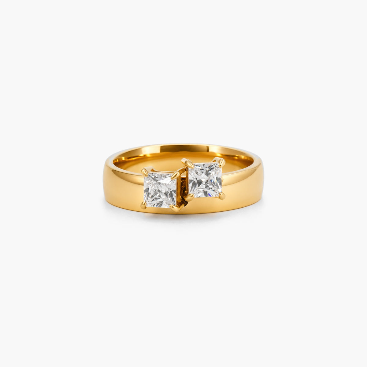 Two Stone Princess Ring