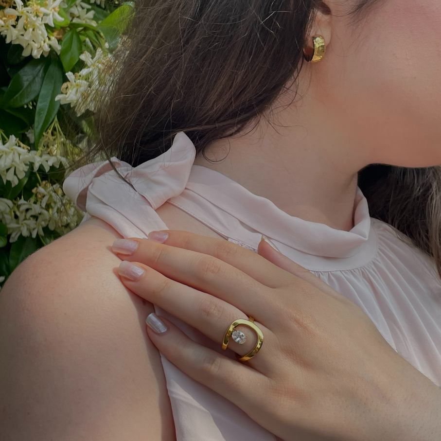 waterproof ring gold