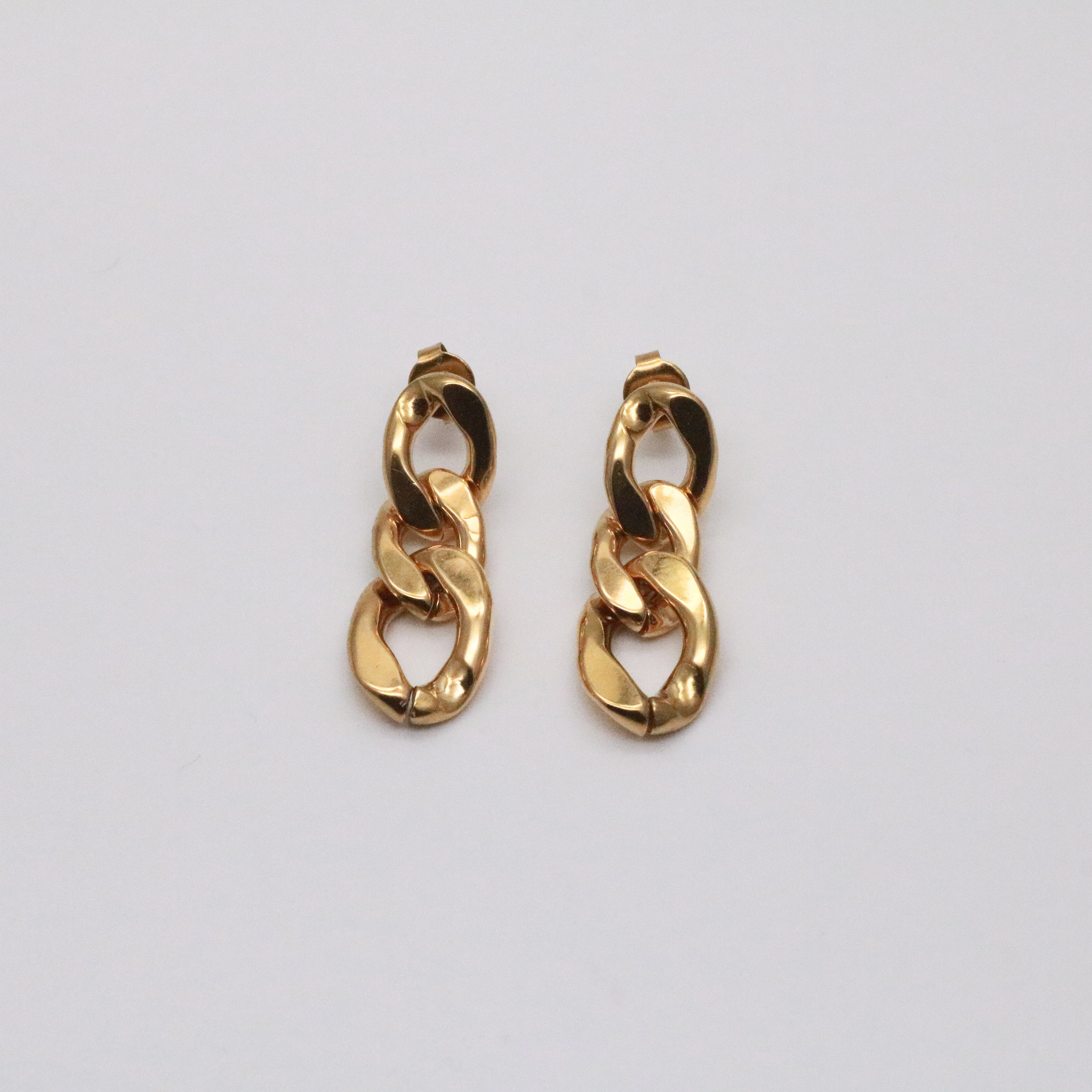 Meideya Jewelry - Adele Chain Sterling Silver Earrings