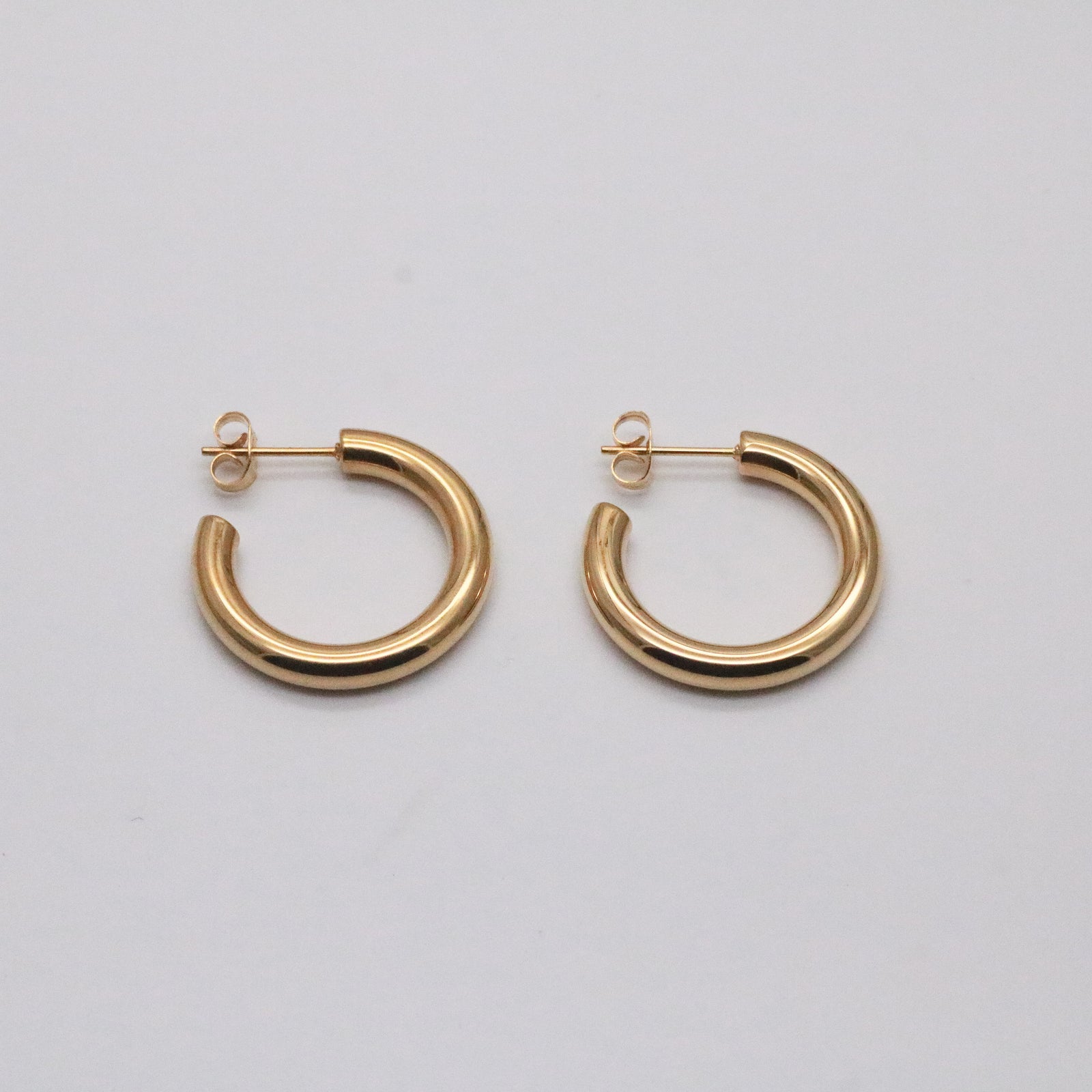 26mm gold hoop earrings
