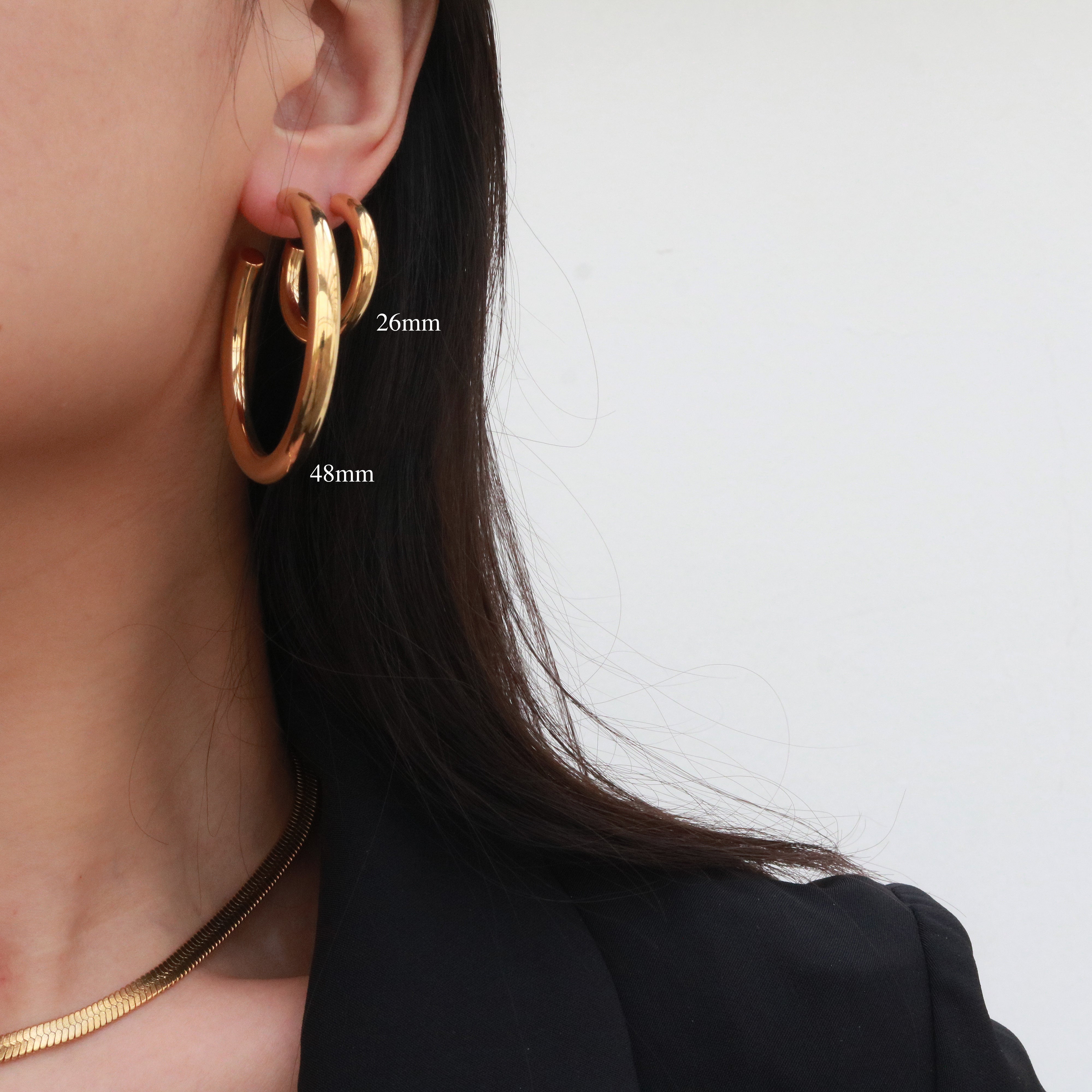 Oversized Gold Hoops