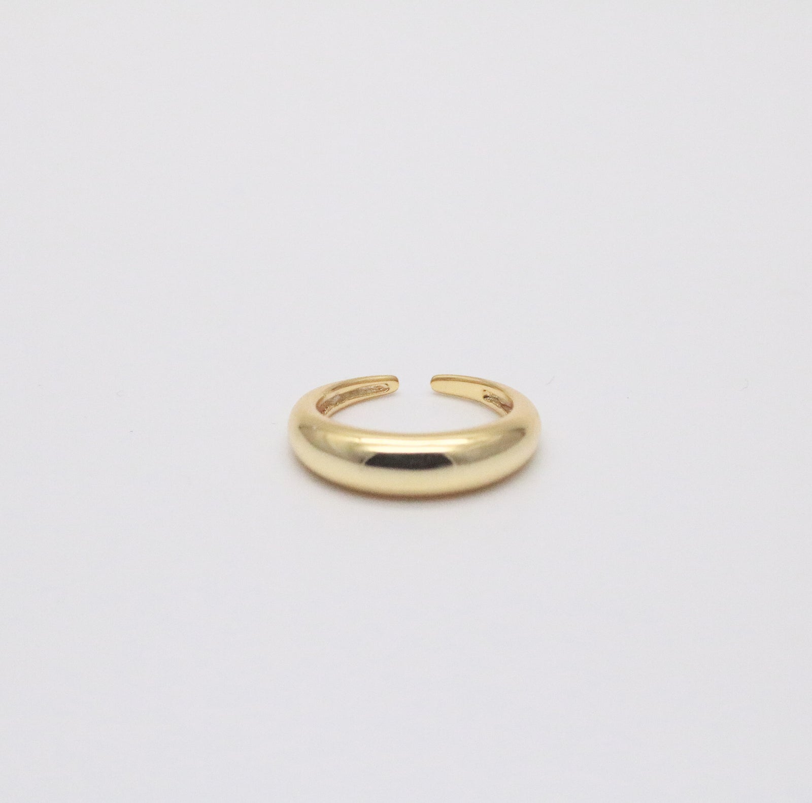 The mia ring in 18k gold plated sterling silver