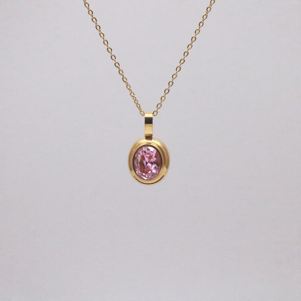 Pink Gemstone Necklace